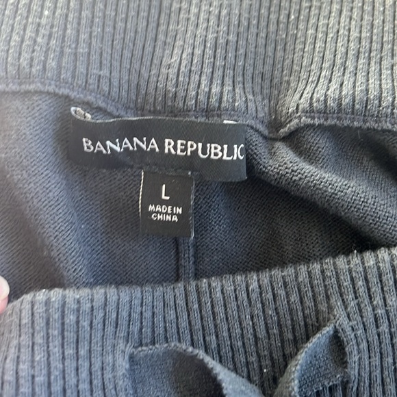 🪅Banana Republic Sweater Knit Jogger pants Charcoal Grey L - Picture 4 of 8